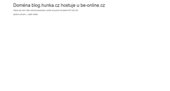 Desktop Screenshot of blog.hunka.cz