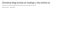 Tablet Screenshot of blog.hunka.cz